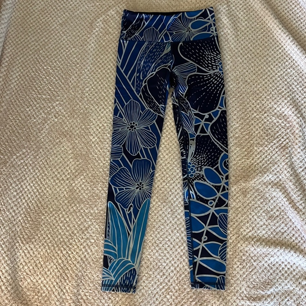Floral blue Noli leggings